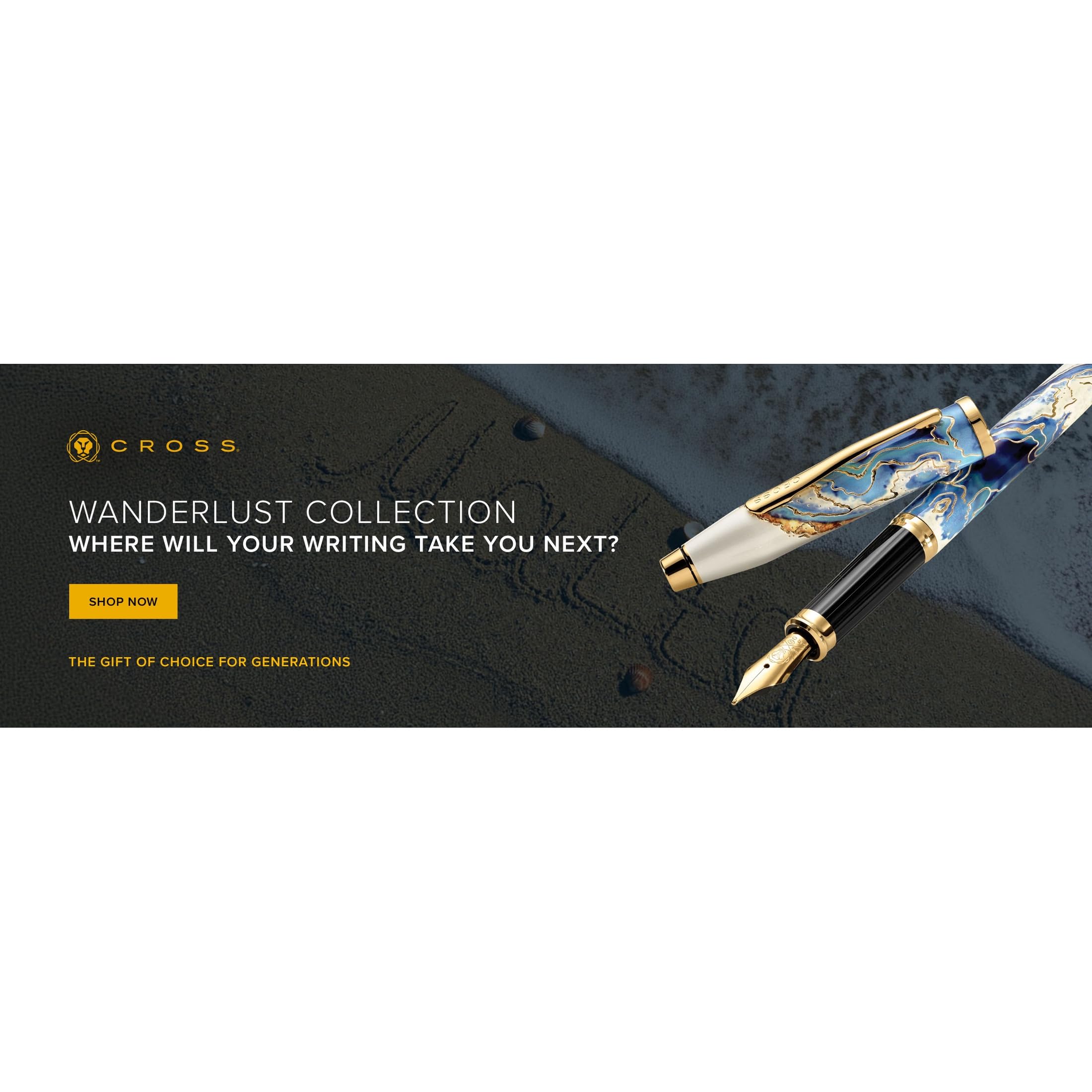 Amazon | CROSS クロス 万年筆 M 中字 ワンダーラスト マルタ NAT0756