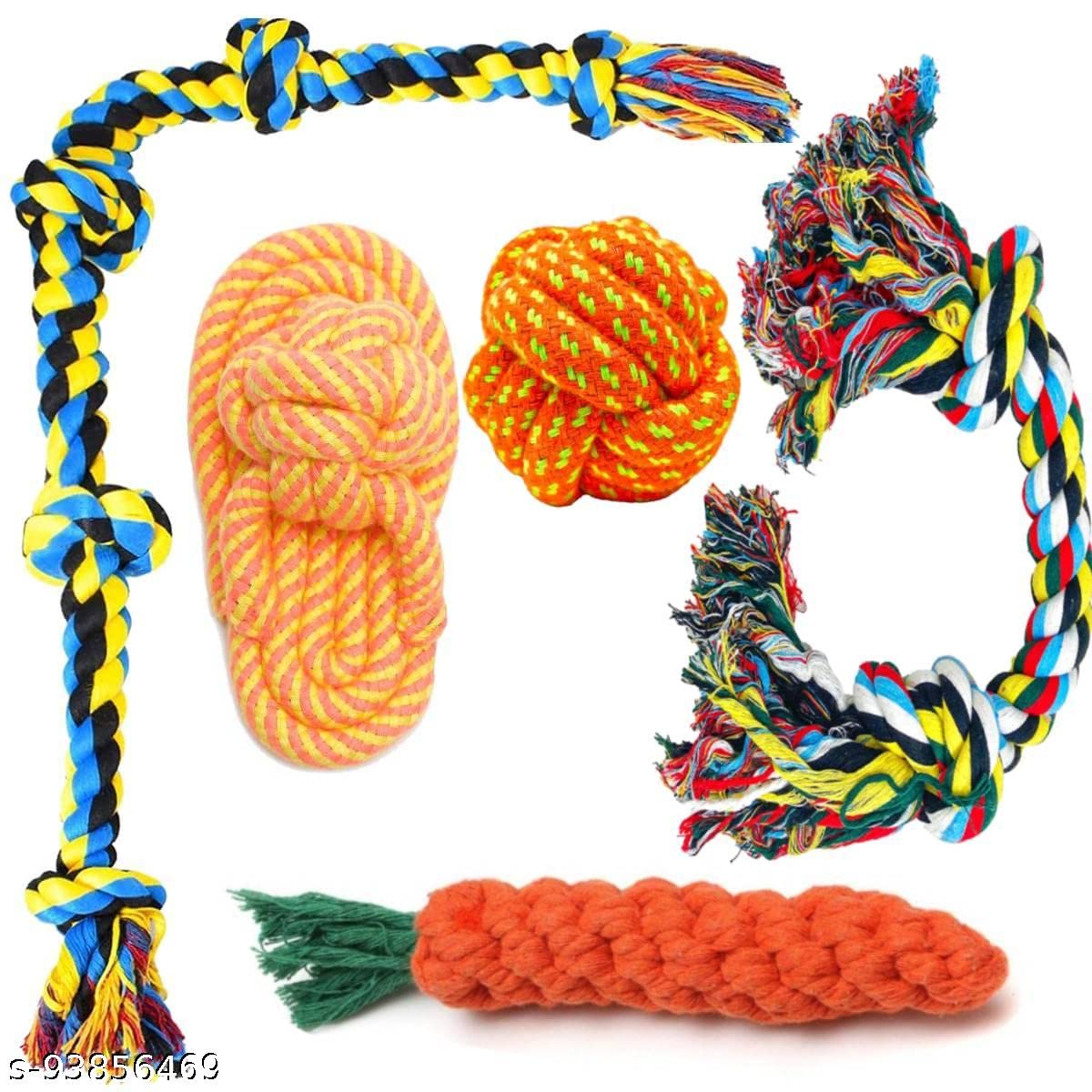 Putku Creations Dog Chew, Tough for Aggressive Chewers Large Breed, Heavy Duty Dental Dog Rope Cotton Puppy Teething Chew Toy Combo 05- Color May Vary (B09WY3D2GS) Amazon Price History, Amazon Price Tracker