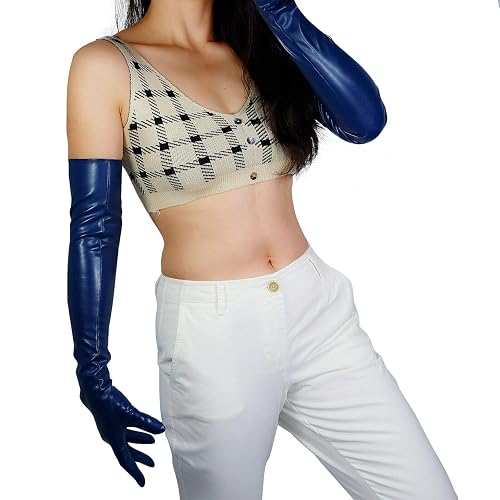 DooWay Opera Gloves 24 inches - Navy Blue