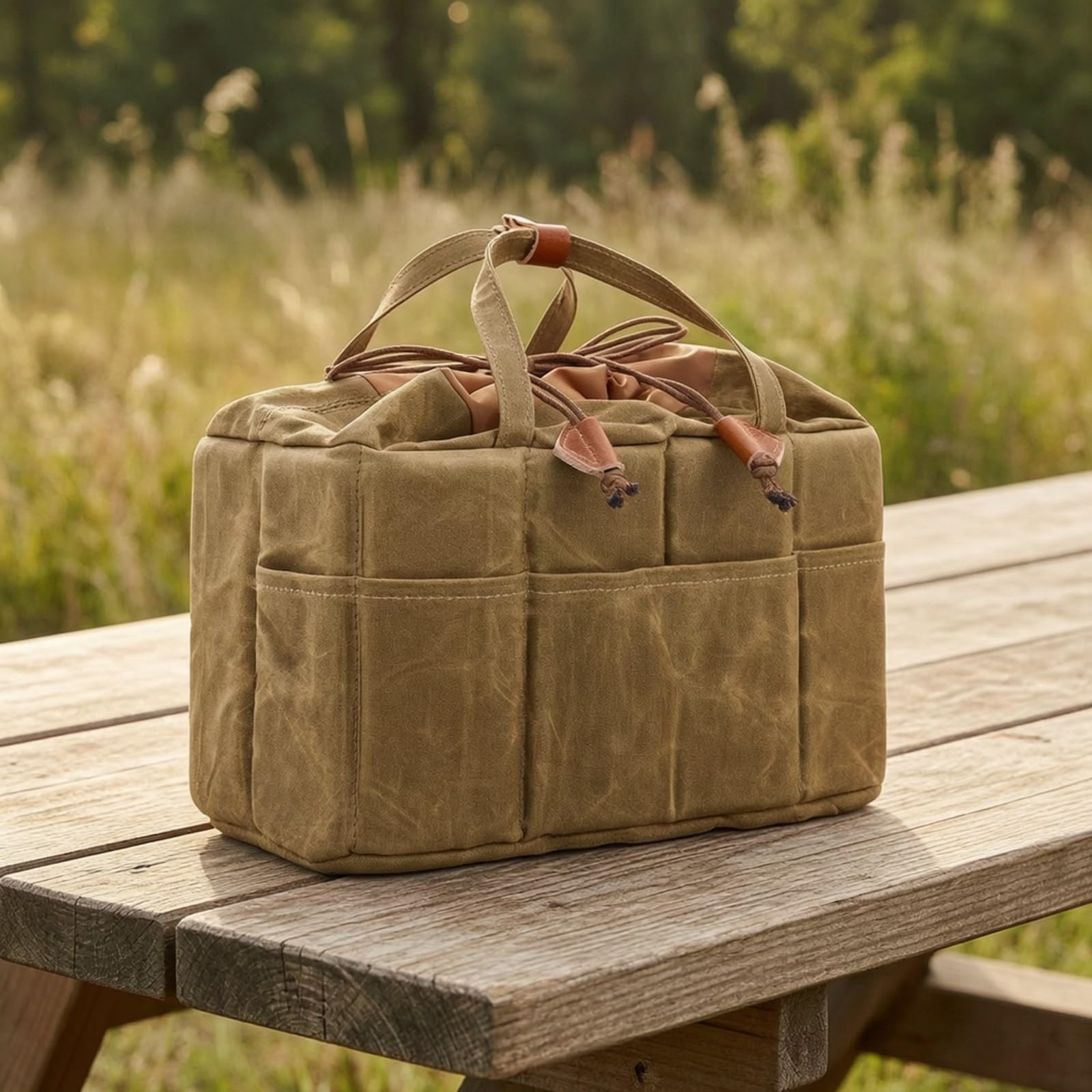 predolo Borsa Fotografica con Chiusura a Coulisse Antirughe Custodia Protettiva Impermeabile per Appassionati di Fotografia, Uscite Fotografiche