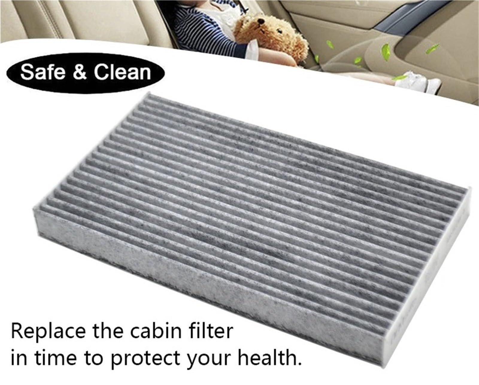 Filtres A Air Pour Nissan Pour Cube Pour Leaf 2 X Car Filtre À Pollen Pour Cabine Charbon Actif OE:B7891-1FC0A