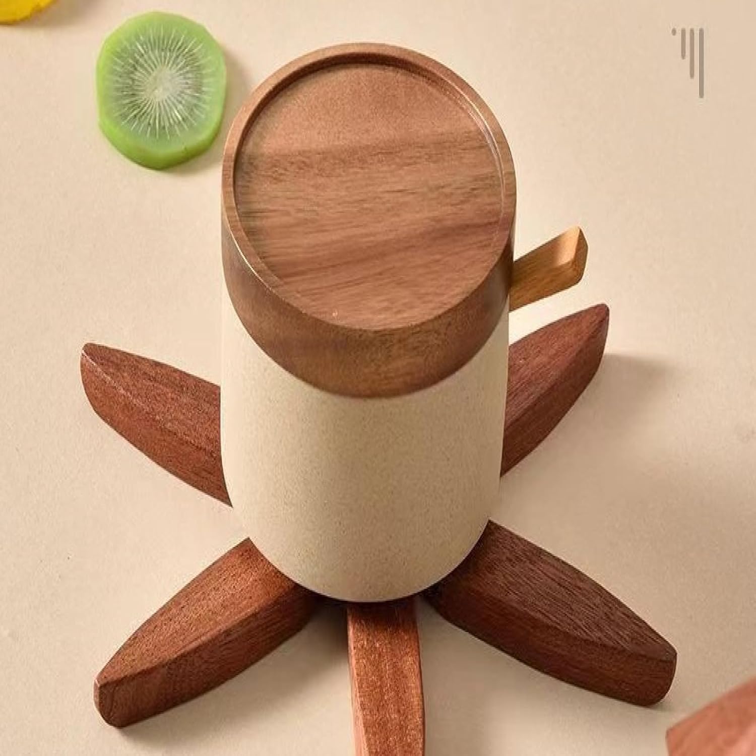 木、ブナの木の装飾品、断熱マット、テーブルマット、やけど防止、高温耐性ポットホルダー、コースター、家庭用ボウルマット。