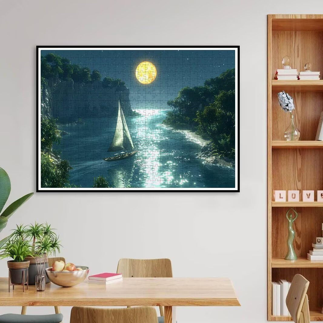 Puzzle 3000 Pezzi, Puzzle Luna per Adulti, 122x81cm, Compact Box -4782