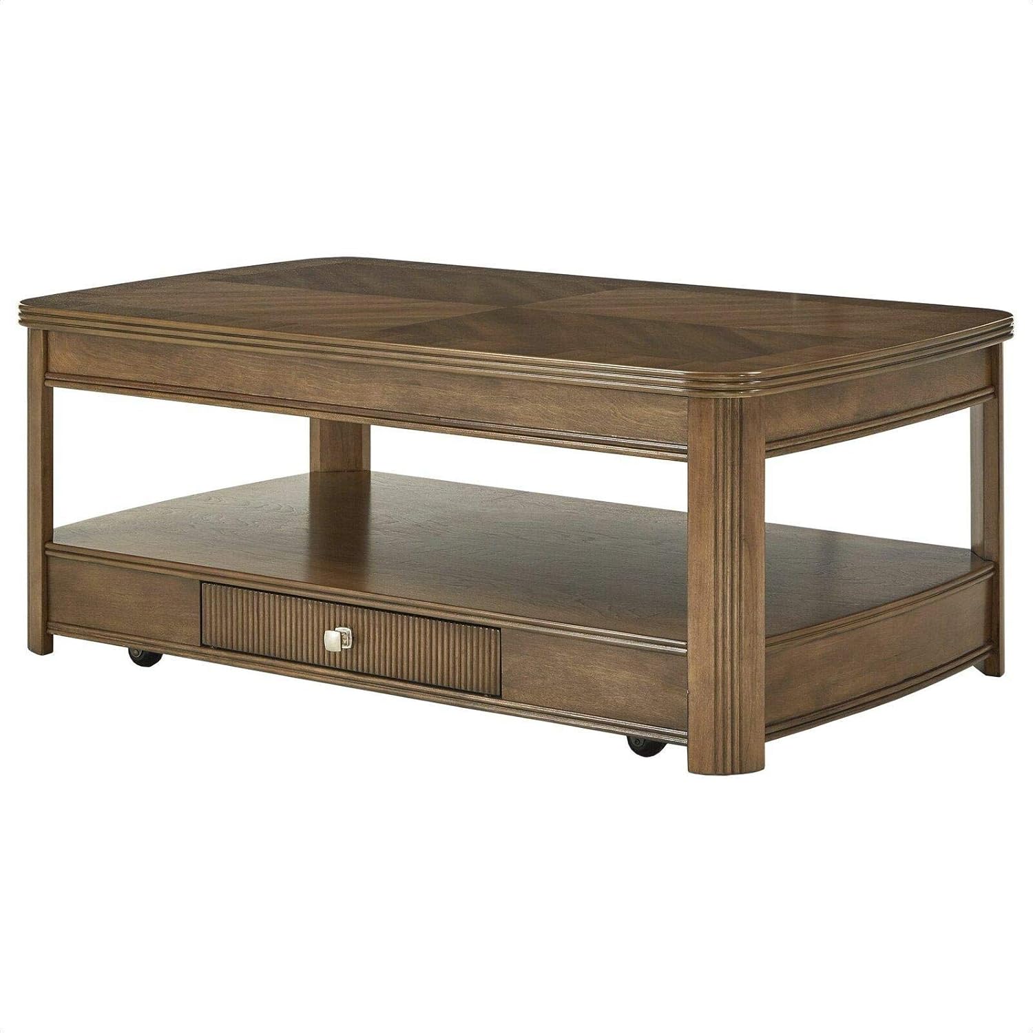 Manel Lift Top Floor Shelf Coffee Table with Storage Home