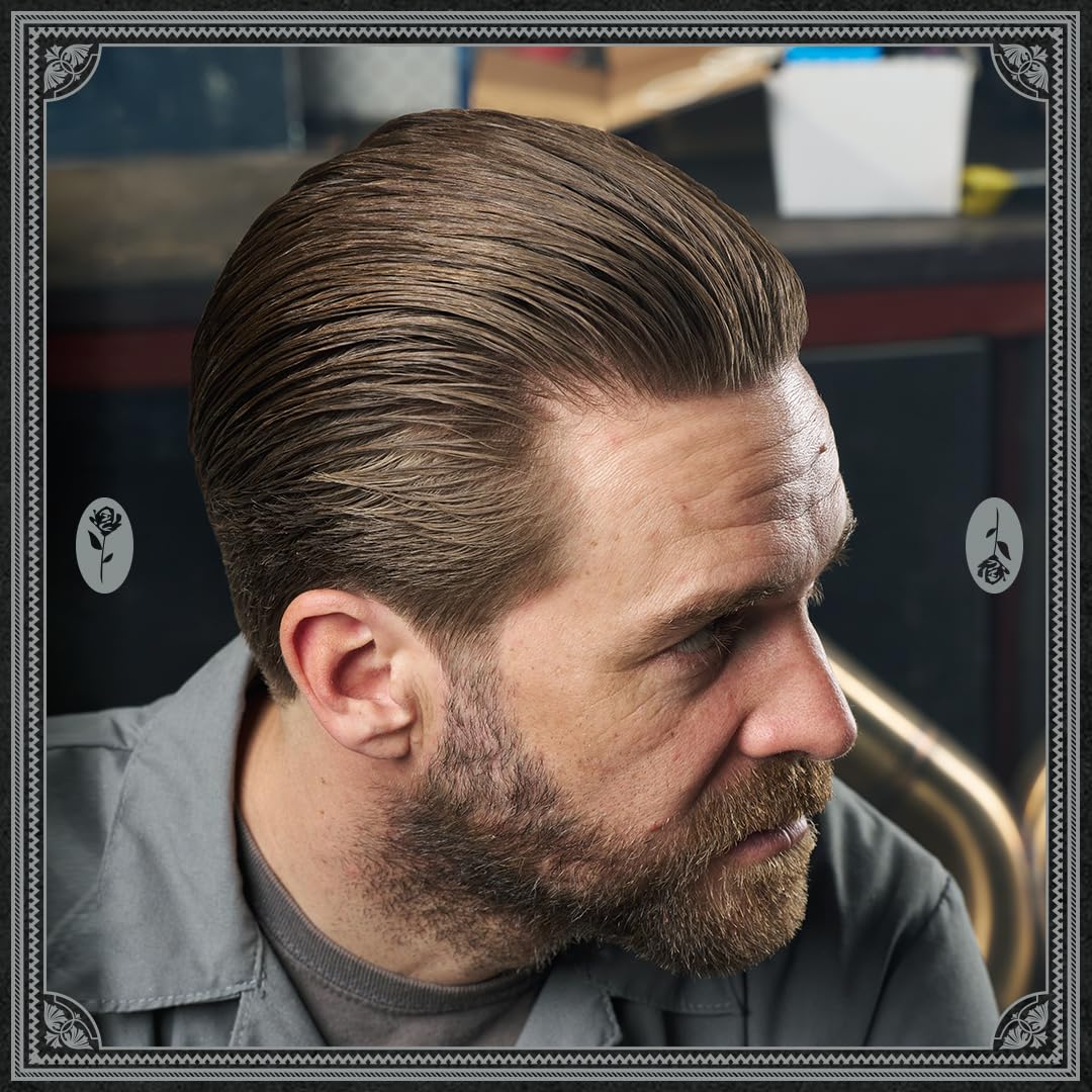Uppercut Deluxe Resin and Rose Deluxe Pomade, Pomata a base d'acqua profumata alla rosa, Pomata a tenuta forte e lucentezza elevata 100 g