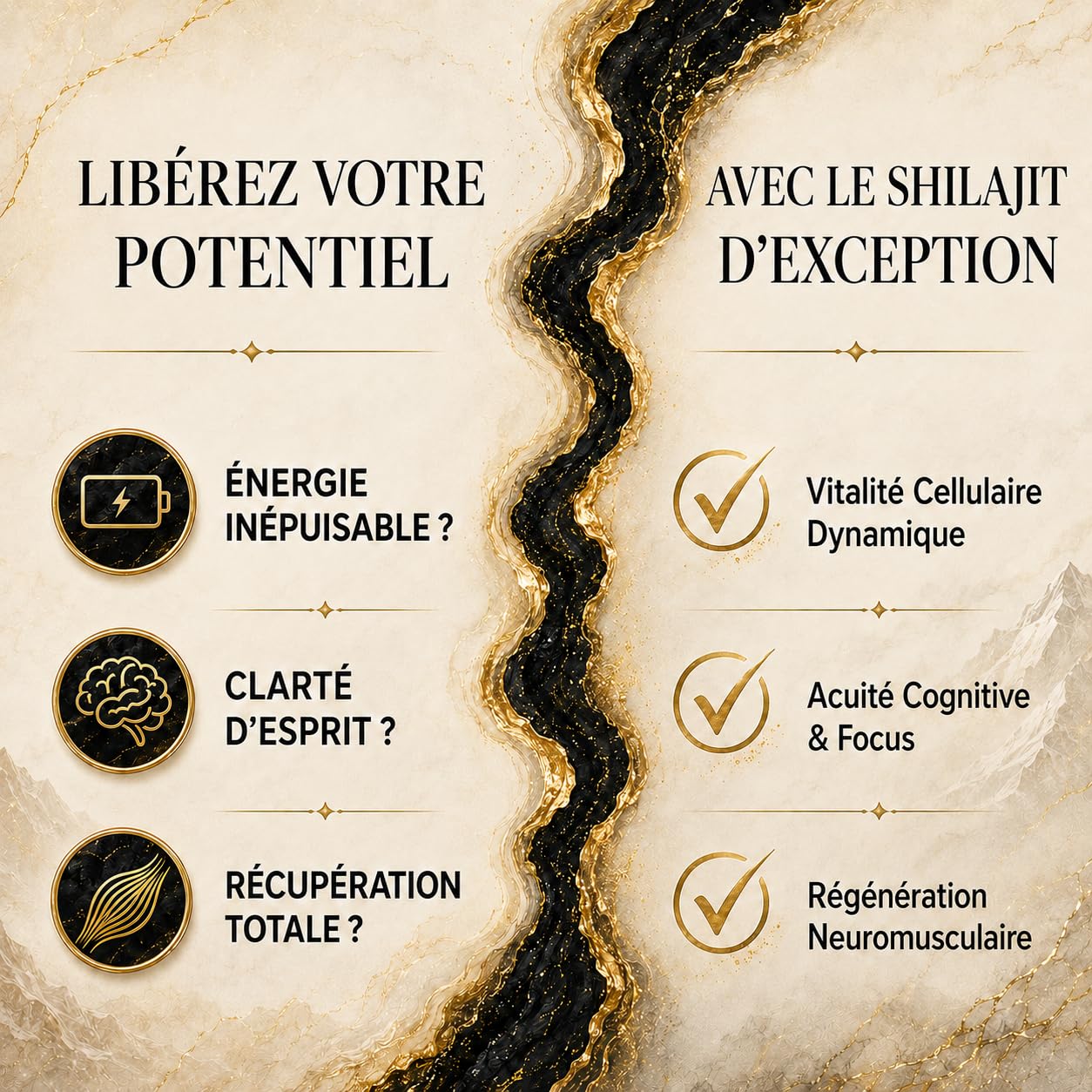 Shilajit Résine Premium 50g – 100% Naturel Sans Additifs – Purifié Authentique Himalaya – 70% Acide Fulvique Qualité Testée en Laboratoire UE – Secret Des Sommets Ayurvédique