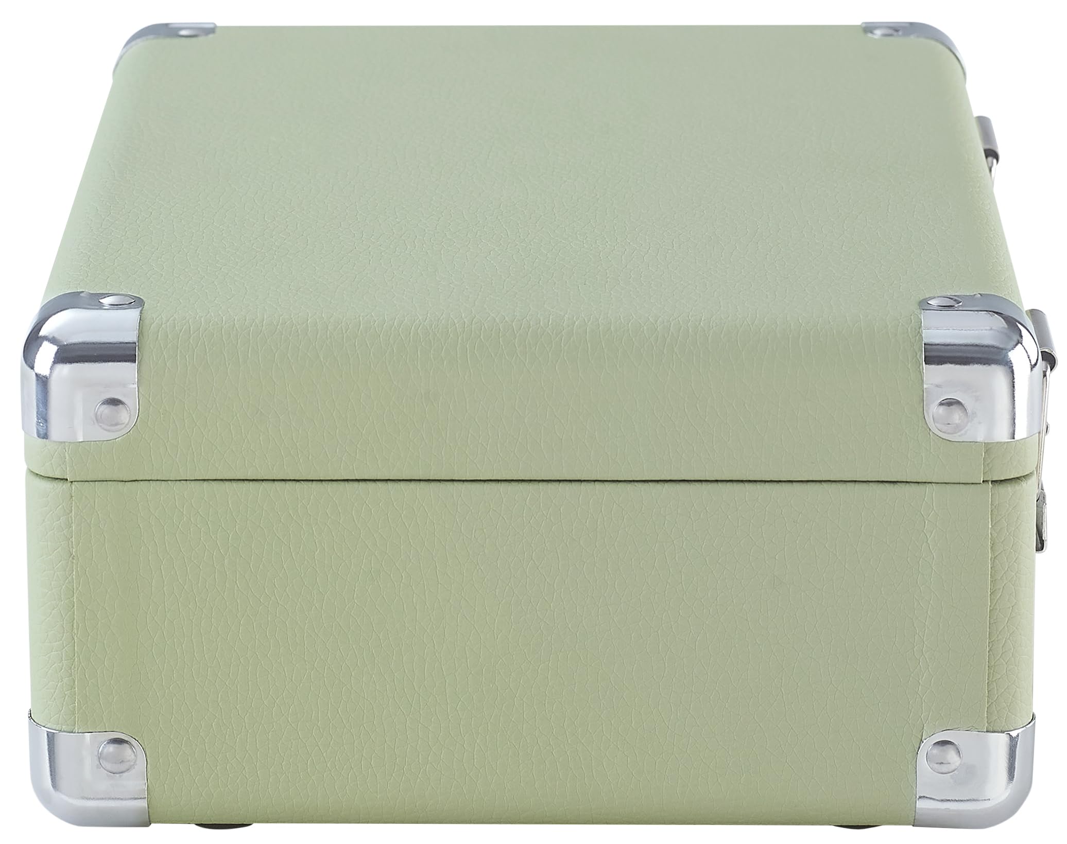 Crosley CR3505A-MT Cruiser Lecteur CD Portable rétro avec Haut-parleurs stéréo Bluetooth et Radio FM, Menthe | Haut-parleurs stéréo intégrés et radio FM - Lecteurs CD rechargeables pour la maison, design vintage valise
