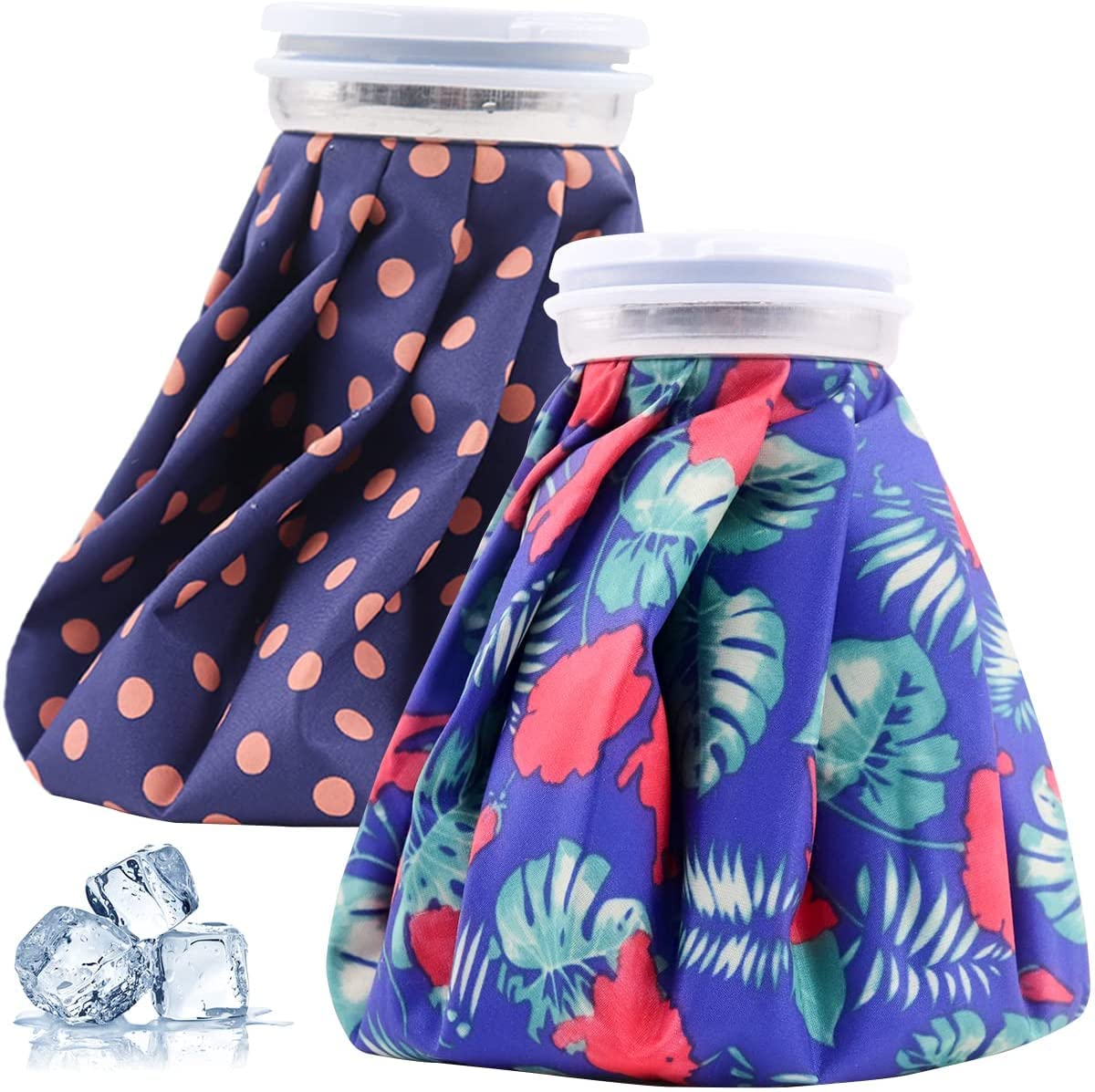 Ice Pack for Injuries, Hot & Cold Therapy, Reusable Ice Bag for Injuries, Teeth Pain Cold Pack, Headaches Cold Ice Bag, Menstrual Pain Hot Water Bag, 9 in Cold Bag Pack Of 2