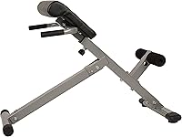 Vista 6 de Sunny Health & Fitness Silla romana plegable de hiperextensión con extensión trasera, banco de asiento de gimnasio en casa para entrenamientos