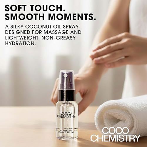 Miniatura 2 de Cocolube Spray - Aceite de masaje de coco y aceite corporal hidratante con tecnología SiliCLONE, regalo romántico para el día de San Valentín,