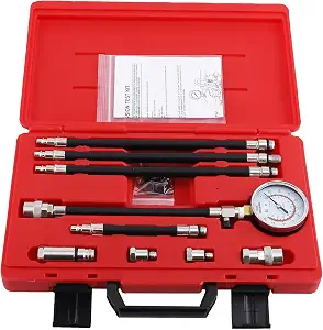 maXpeedingrods Engine Compression Tester Kit, 0-300 psi / 21 Bar Cylinder Gauge