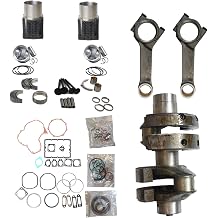 Overhaul Rebuild Kit, Crankshaft, 2pcs Connecting Rod Compatible for Deutz F2L511 F2L511W Engine Provide the Engine Nameplate
