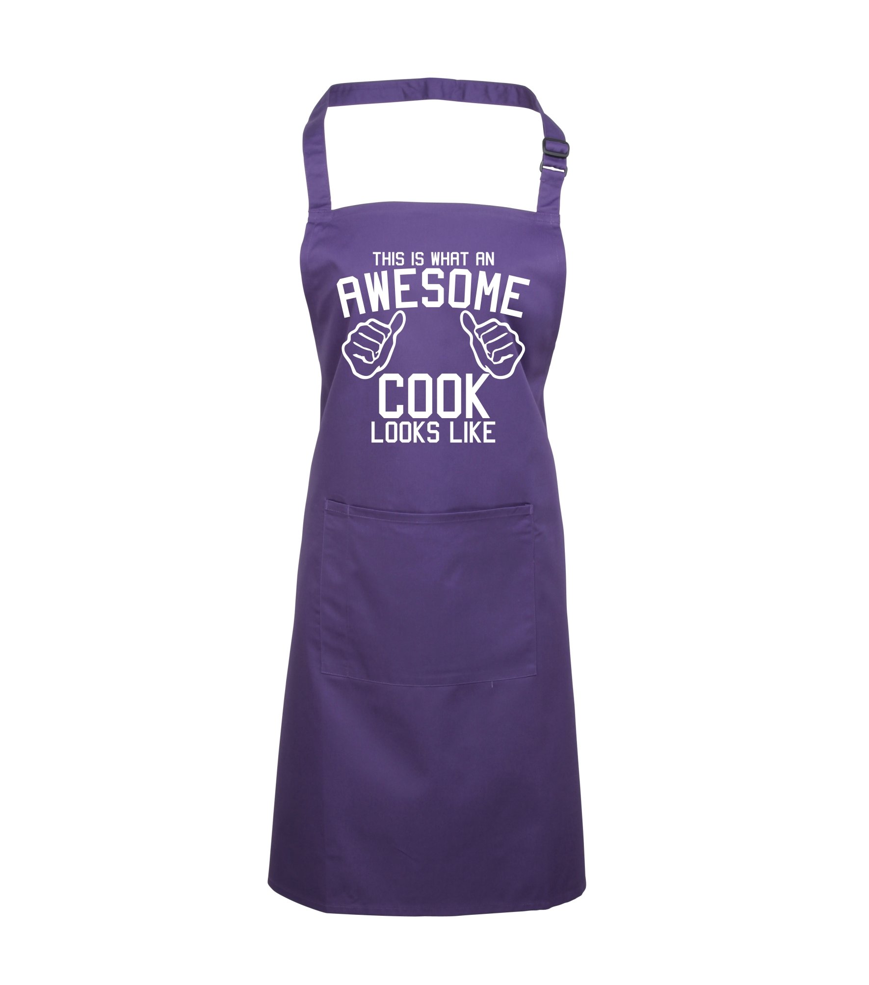 Tablier cuisine femme violet Edward Sinclair taille unique imprimé - 2
