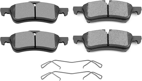 SCITOO Pastillas de freno de cerámica, 4 piezas de pastillas de freno traseras para 2002-2008 para MINI COOPER