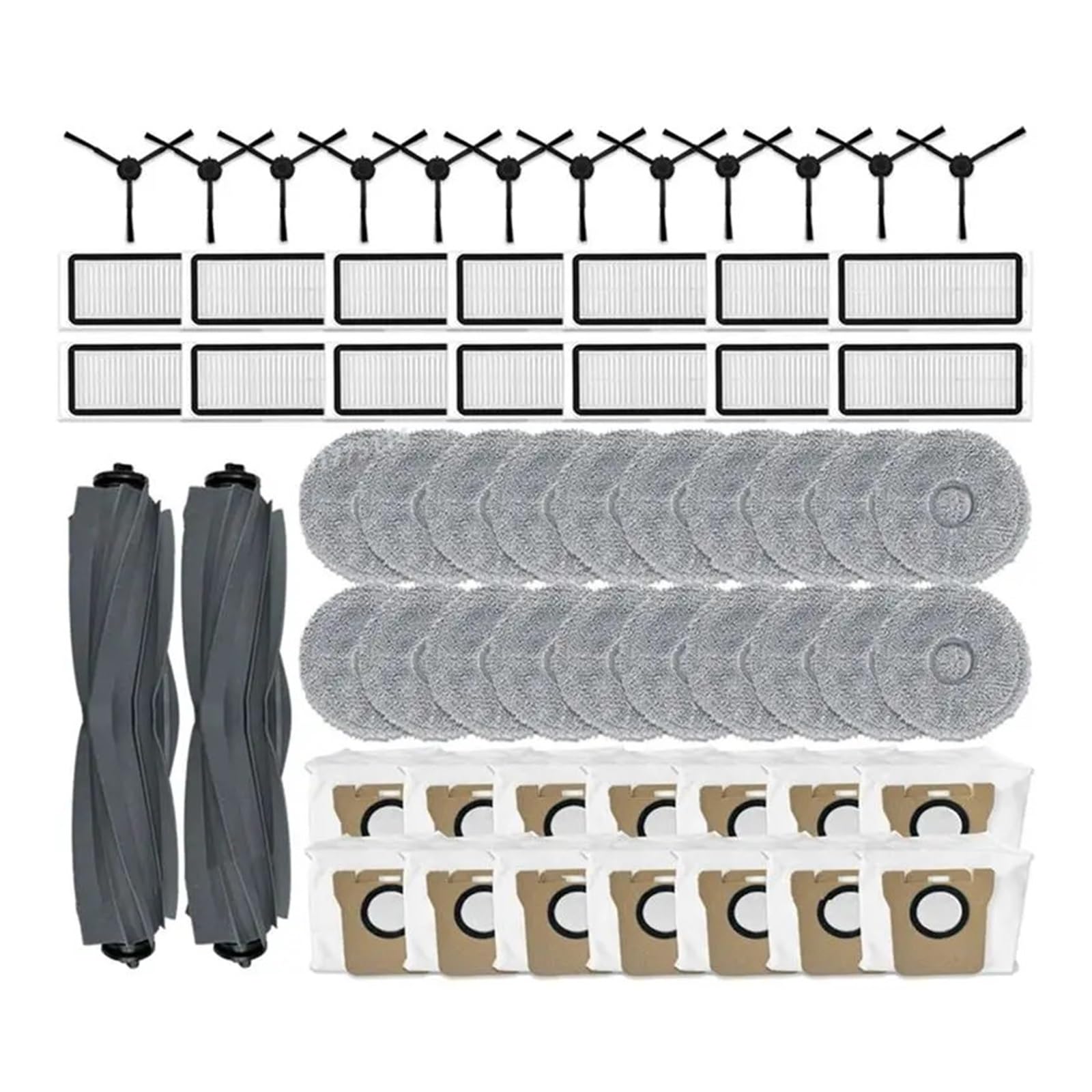 Compatible con Dreame,kit de bolsa for fregona con filtro de cepillo