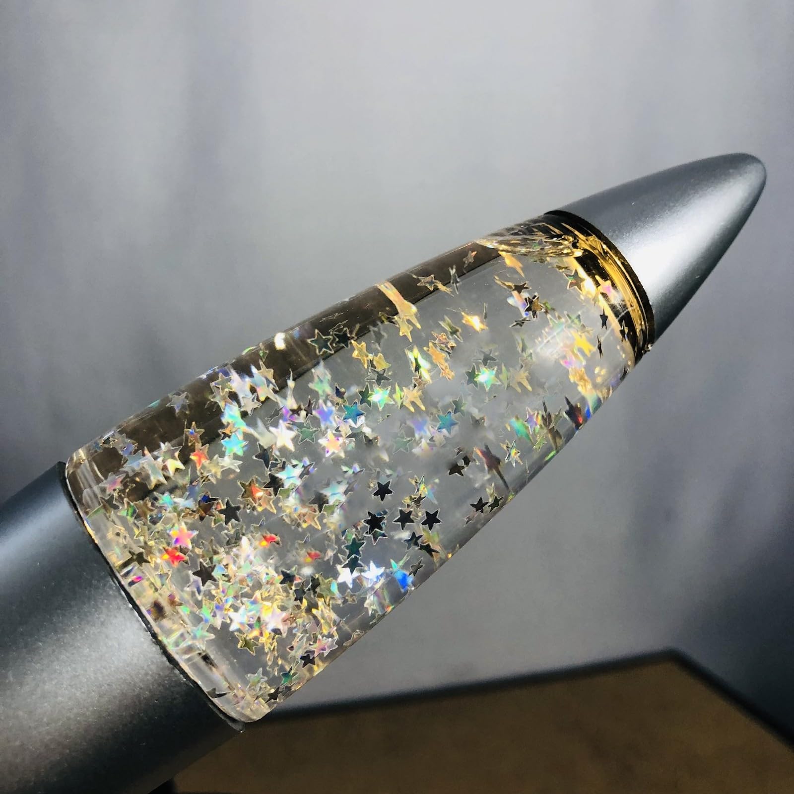Riaxuebiy Glitter Lava Lamp LED Vintage Mini 7.28 Inch Night Light Lamp