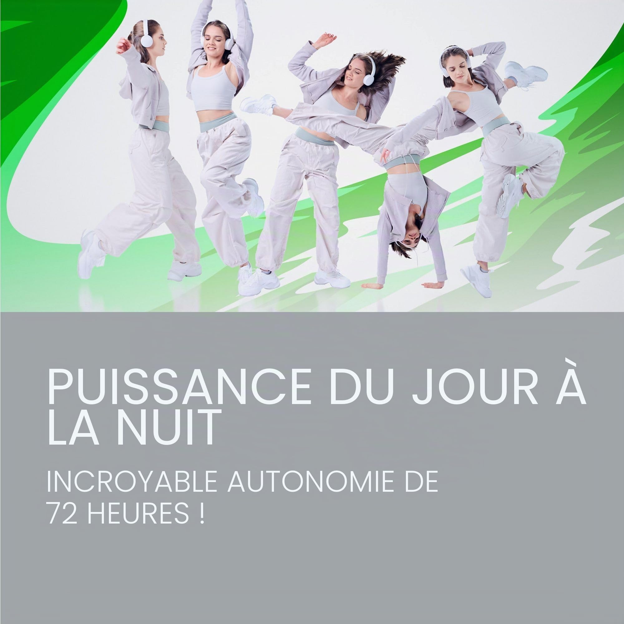 Panasonic HF630, Casque Audio sans Fil Supra-auriculaire, Micro Intégré, Bluetooth 5.3, Multipoint, Design Pivotant, jusqu'à 72 Heures d'Autonomie, USB-C, Bleu