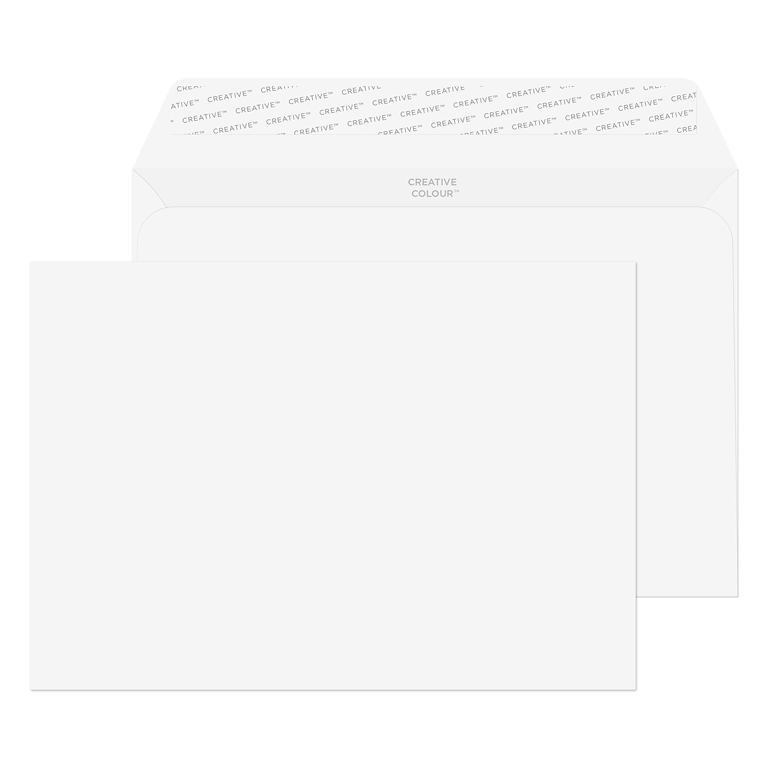 Blake Creative Colour C5 162 x 229 mm 120 gsm Peel & Seal Wallet Envelopes (45350) Ice White - Pack of 25