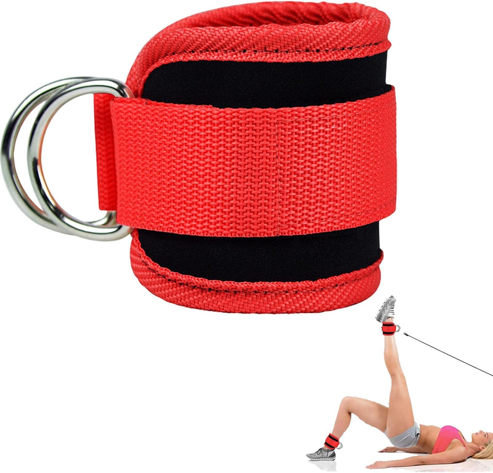 smashing Ankle Straps, Adjustable Ankle Attachments for Cable Machine, Gym Straps Fitness Accessories for Legs, Glutes, Abs, Hip Workouts Fits Women Men