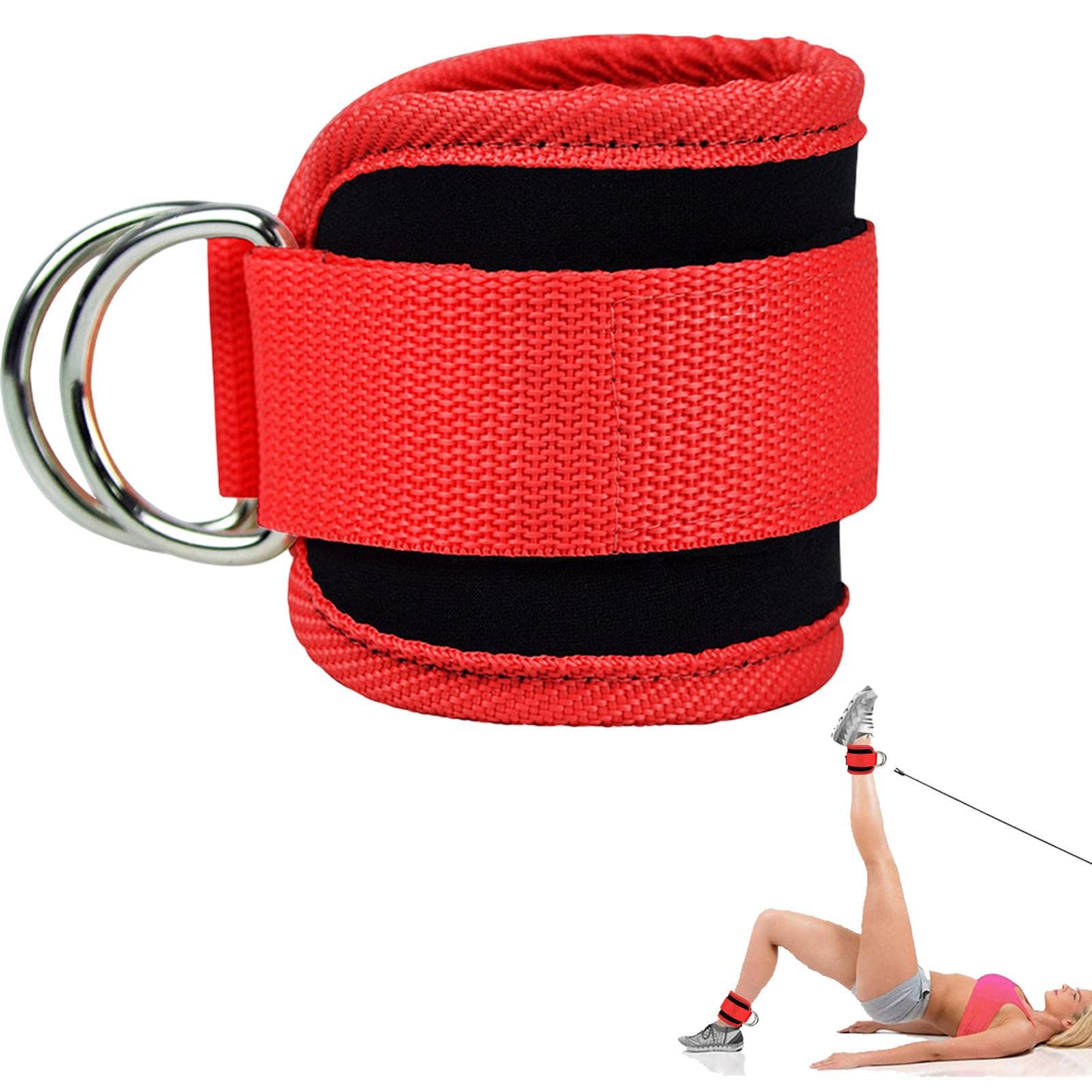 smashing Ankle Straps, Adjustable Ankle Attachments for Cable Machine, Gym Straps Fitness Accessories for Legs, Glutes, Abs, Hip Workouts Fits Women Men