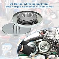 Vista 4 de Reemplazo de polea de controlador para embrague convertidor de par de bicicleta Go Kart serie 30, compatible con Manco Comet 219552A 212CC 3/4