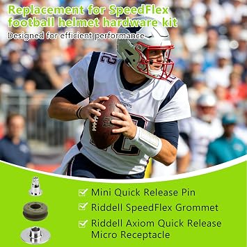 Football Helmet Release Repair Kit Replacement for Riddell Quick Tool
