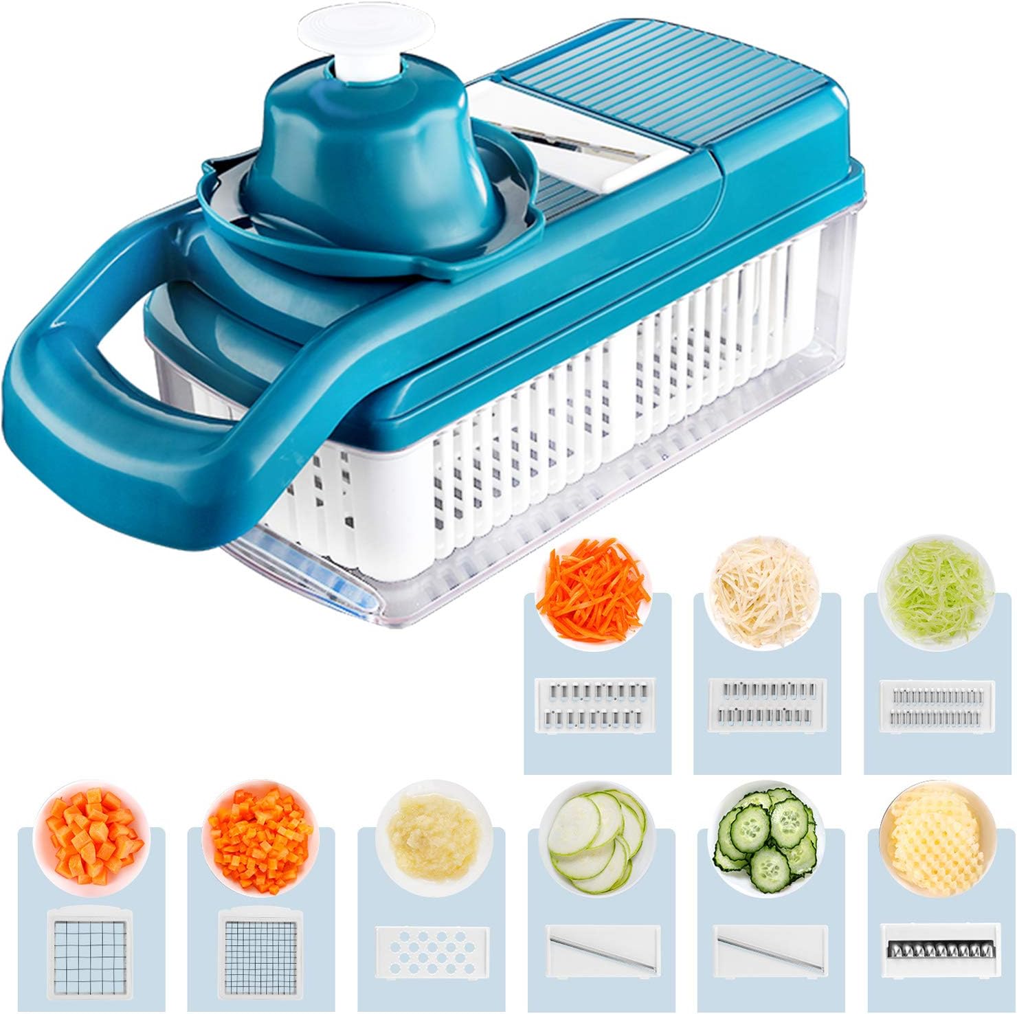 Vegetable Slicer Cheese Slicer Food cutter, 10in1