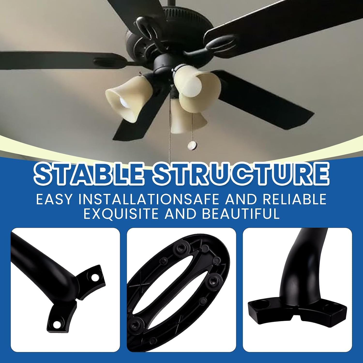 Oil Rubbed Bronze Ceiling Fan Blade Arm Bracket,1Set | Fit for H-ampton Bay Glendale 52 in.LED Indoor Oil Rubbed Bronze Ceiling Fan,For Model # AG524-ORB(Oil Rubbed Bronze)