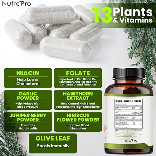 Miniatura 4 de Suplemento de apoyo para la presión arterial para la salud cardíaca: apoya la presión arterial y la circularidad saludable de forma natural con