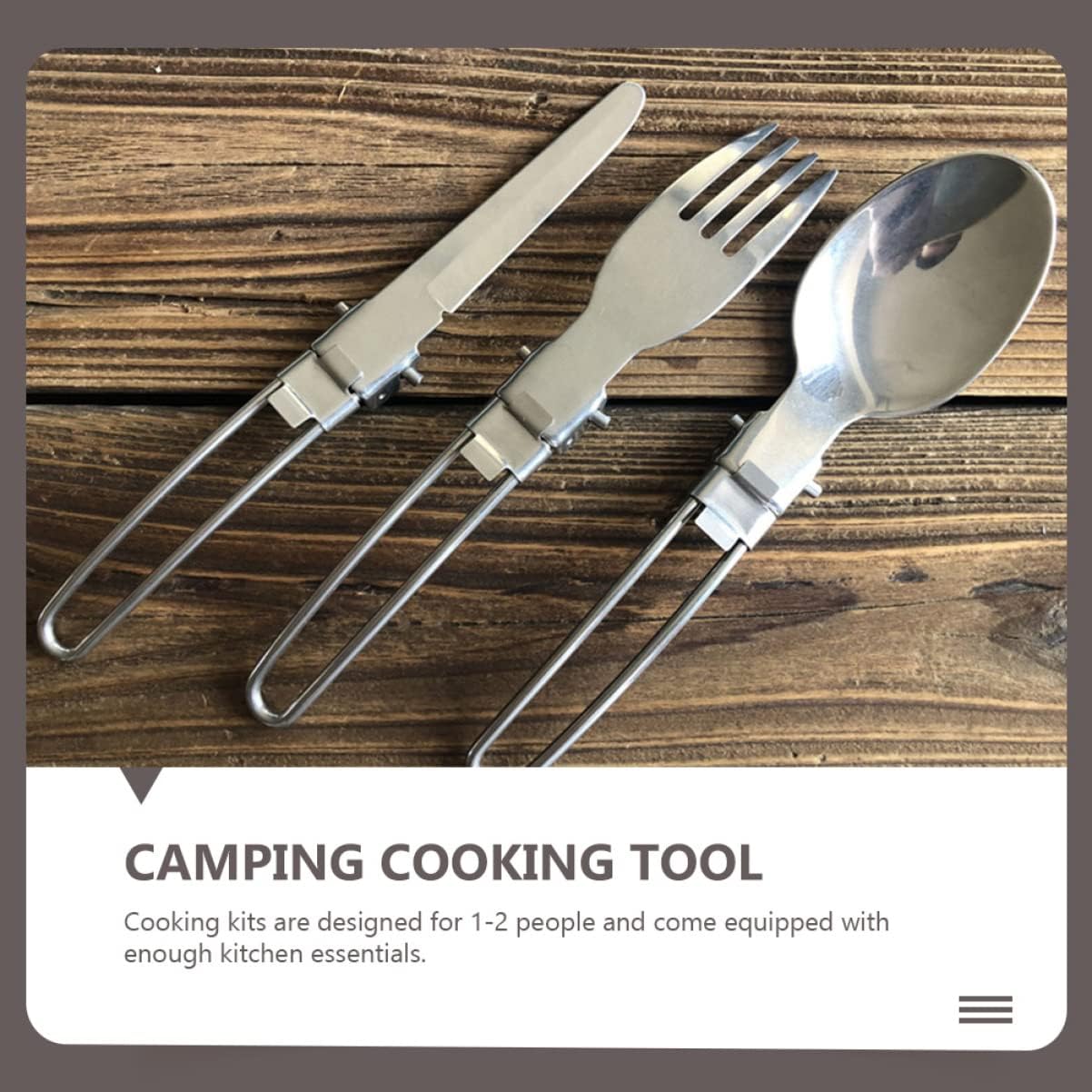 Happyyami 1set Portable Camping Kettle Cooking Utensils Set Lunch Warmer for Work Hiking Cooking Tool