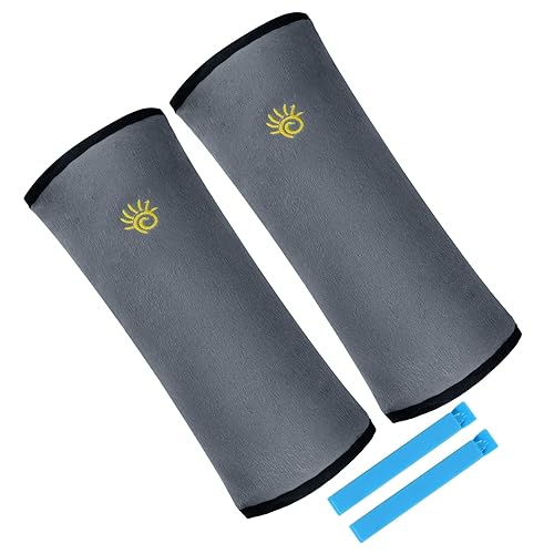SSAWcasa Almohada para cinturón de seguridad para niños, paquete de 2 fundas de almohada para cinturón de seguridad para viajes de niños, almohada