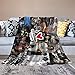 USCOYICD Sturniolo Triplets Throw Blanket Chris Matt Nick Photo Collage Blanket for Bedroom Bed Living Room Sofa Couch