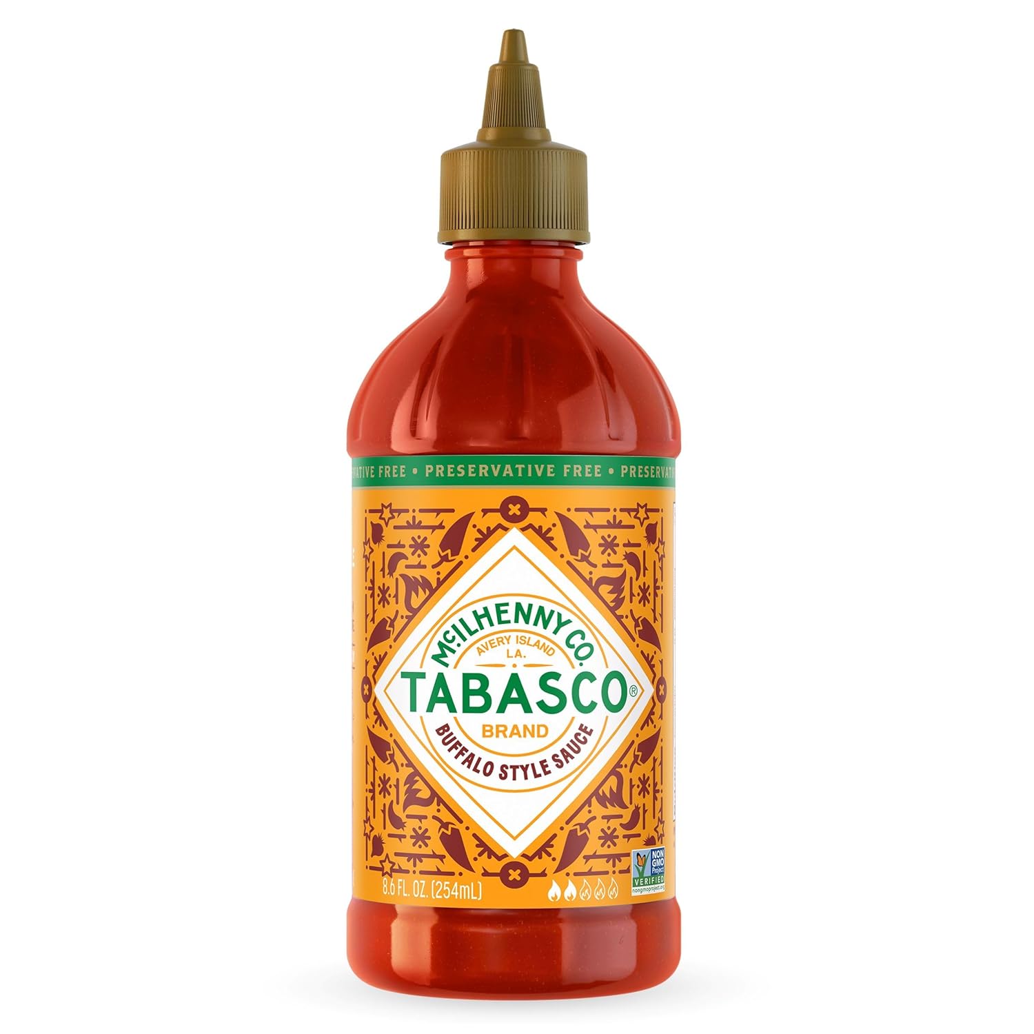 TABASCO Brand Buffalo Style Sauce, 8.6 Fl Oz Pack of 1