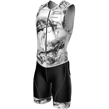 Wixen Mens Triathlon Suit Breathable & Padded Tri Suit for Swim, Bike & Run | Race Day Gear for Triathletes