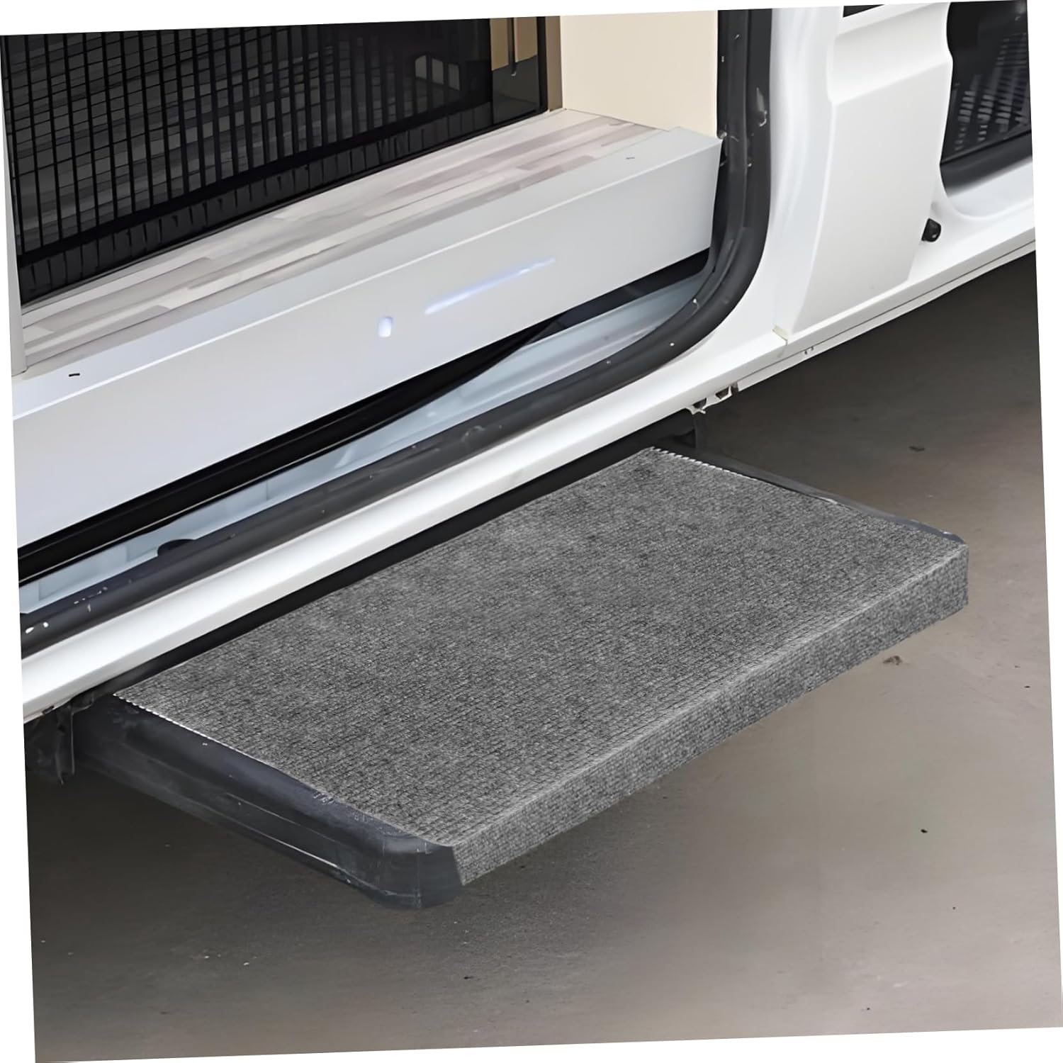 RV Step Pads 3Pcs Non-Slip Wide Rug Covers for Outdoor Steps with Springs for Camper Stair Safety Accessories