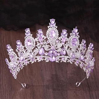 Women Water Drop Bridal Crowns Rhinestone Tiaras Royal Crown Wedding Party Hair Jewelry Accessories