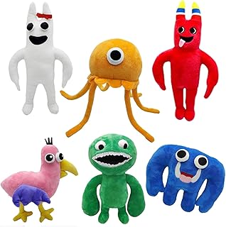 6Pcs Garten of ban ban Plush, Garten Banban Jumbo Josh Plushies Toys,Jumbo Josh Opila Bird and Banban Plushies Toy for Kids