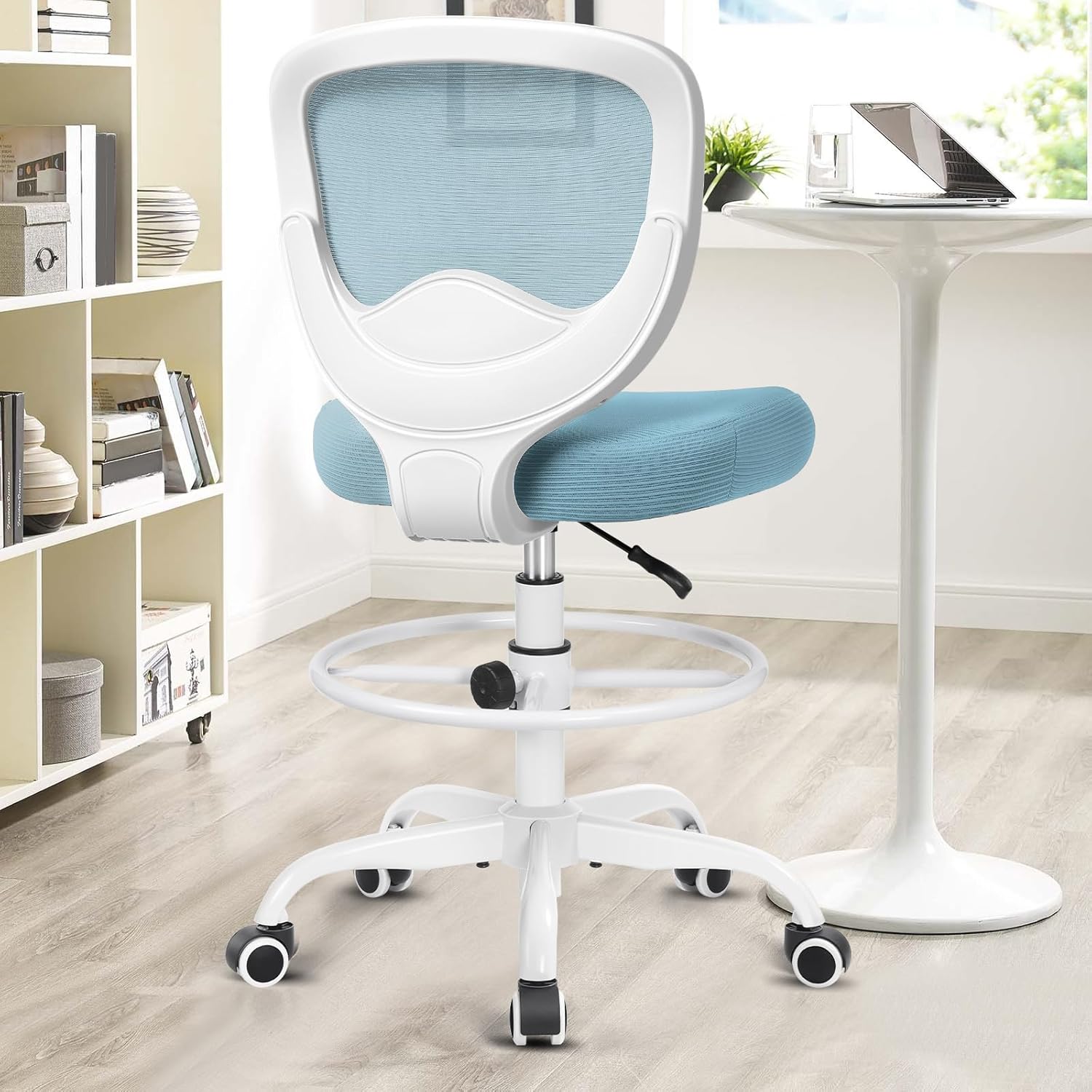 Amazon.com: Razzor Drafting Chair Tall Office Chair for Standing Desk ...