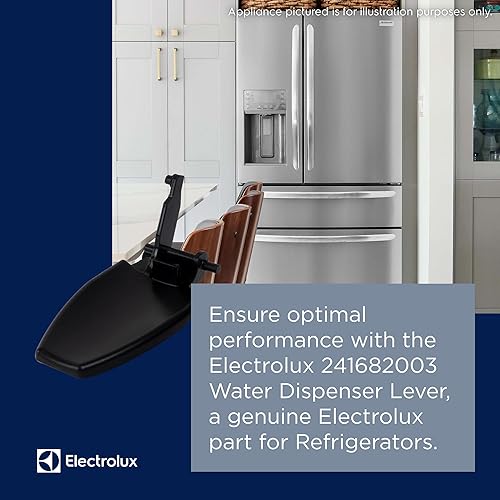 Miniatura 4 de Electrolux 241682003 - Palanca dispensadora de agua para refrigeradores, color negro
