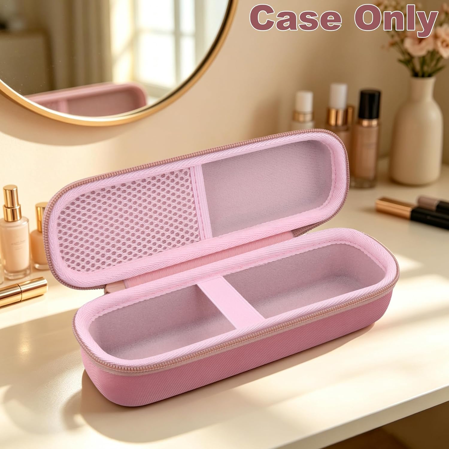 for Dyson HushJet Mini 3-in-1 Bladeless Personal Fan Hard Travel Case, Pink image 3