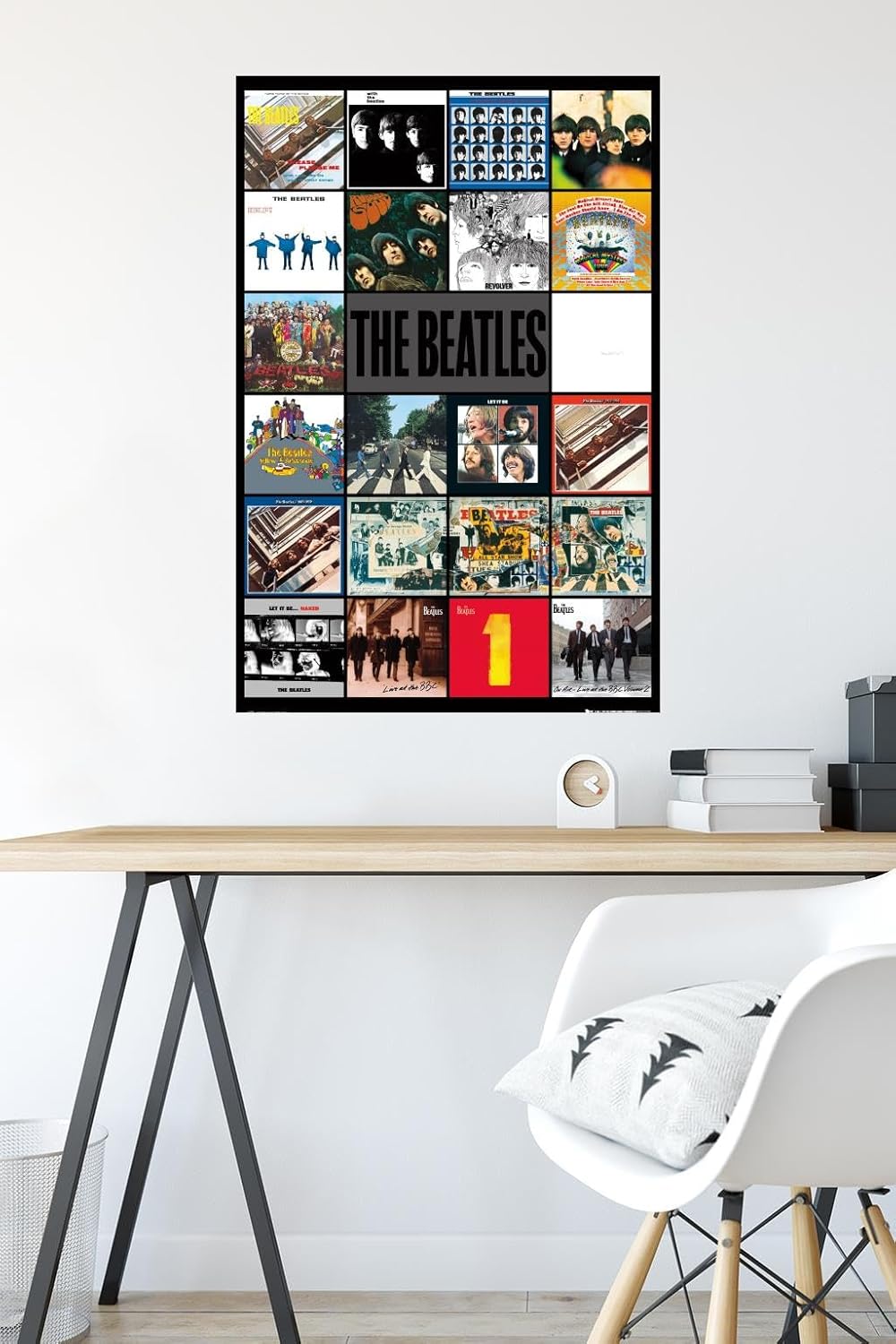 Trends International 24X36 The Beatles - Albums Wall Poster, 24" x 36", Premium Unframed Version