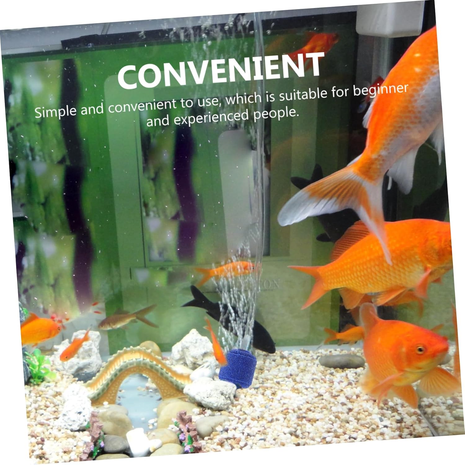 YARNOW Oxygen Pump Tank Birdbath Inflatable Submersible Battery Air Pumps for Aquariums Air Pump Aquarium Fish