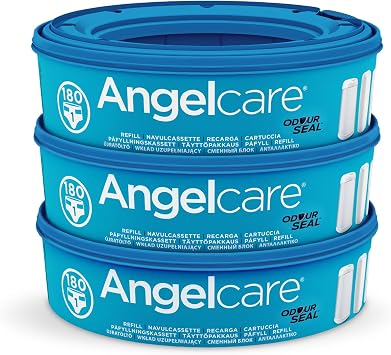 Angelcare Round Refill, 3 Pack, for Original Nappy Disposal System (not new classic xl)