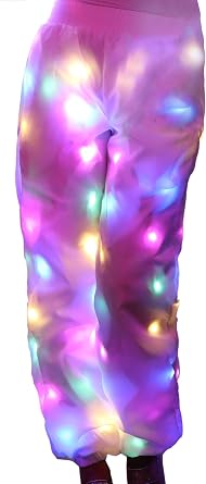 Mens Womens Unisex Flash Led Light Jacket Vest Trouser For Evening Festival Xmas Christmas Fancy Outdoor Party Costume