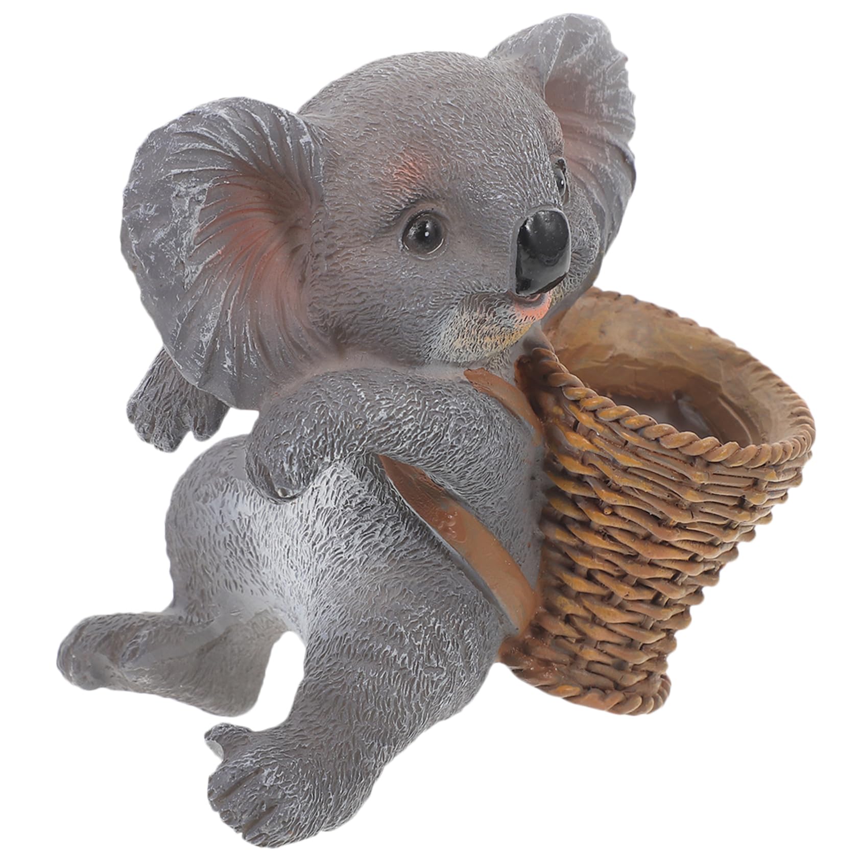 BESPORTBLE 4stücke Dekorative Harzstatue Niedliches Koala-hängeornament Für Garten Und Innenhof Attraktive Resin-Dekoration Für Gartenliebhaber Als Für Familie Und Freunde
