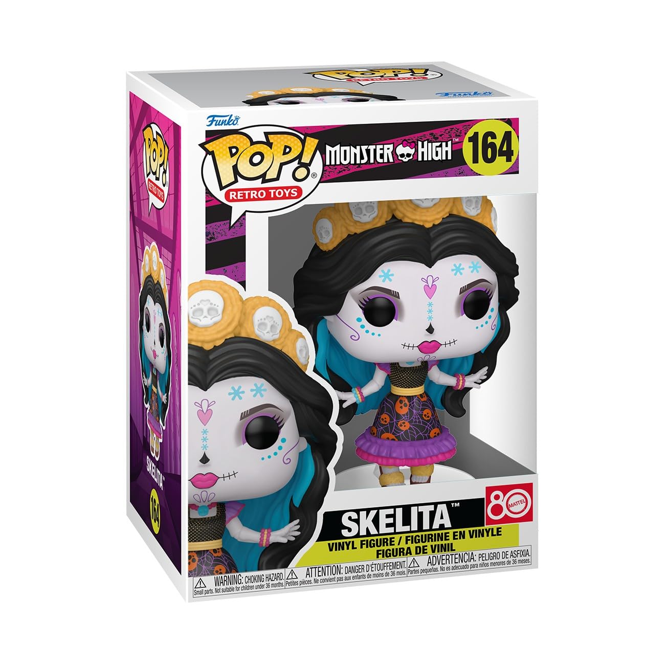 Funko Pop! Vinyl: Mattel: Monster High - Skelita Calaveras - Figura de Vinilo Coleccionable - Idea de Regalo - Mercancia Oficial - Juguetes para Niños y Adultos - Muñeco para Coleccionistas