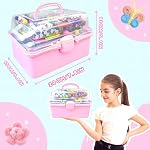 Arts and Crafts Supplies for Kids Crafts Kit with Pipe Cleaners DIY Crafts for Kids Art School Supplies Materials All in Crafting Box Craft Supply Set Gifts for Kid Girls Boys Age 4-8, 8-12