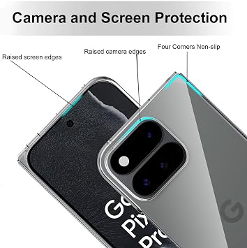 Cover for Google Pixel 11 Pro Fold Case, Shockproof Hard PC Phone Case