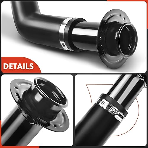 Miniatura 9 de A-Premium - Manguera de tubo con cuello de llenado de tanque de combustible de gas compatible con Ford Ranger y Mazda B2300 B3000 B4000, 1993 1994