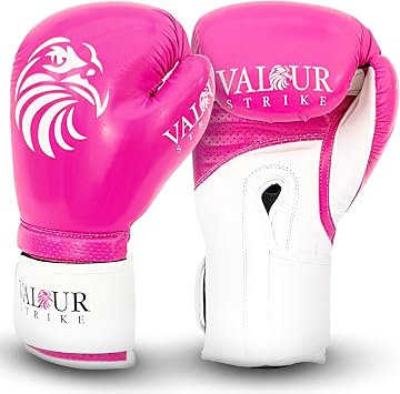 Valour Strike Boxing Gloves for Men & Women | 8oz 16oz Training & Sparring Gloves | Boxing, Kickboxing, Muay Thai, MMA, Punch Bag & Boxercise | British Family Brand
